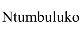 NTUMBULUKO trademark