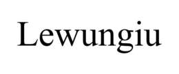 LEWUNGIU trademark