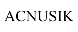 ACNUSIK trademark
