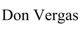 DON VERGAS trademark