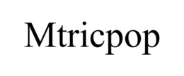 MTRICPOP trademark