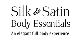 SILK SATIN BODY ESSENTIALS AN ELEGANT FULL BODY EXPERIENCE trademark