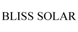 BLISS SOLAR trademark