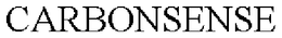CARBONSENSE trademark