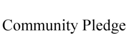 COMMUNITY PLEDGE trademark