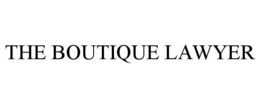THE BOUTIQUE LAWYER trademark