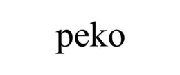 PEKO trademark