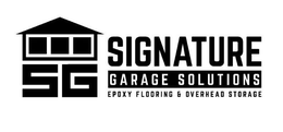 SIGNATURE GARAGE SOLUTIONS EPOXY FLOORING & OVERHEAD STORAGE trademark