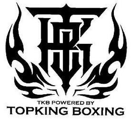 TKB TKB POWERED BY TOPKING BOXING trademark