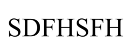 SDFHSFH trademark