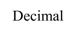 DECIMAL trademark
