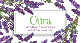 CURA ALL-NATURAL · MOISTURIZING ANTI-ITCH ECZEMA RELIEF trademark
