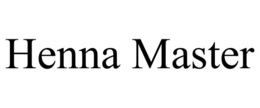HENNA MASTER trademark