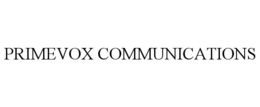 PRIMEVOX COMMUNICATIONS trademark