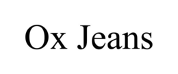 OX JEANS trademark