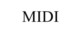 MIDI trademark