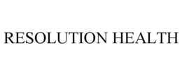 RESOLUTION HEALTH trademark