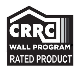 CRRC WALL PROGRAM RATED PRODUCT trademark