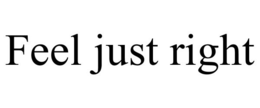 FEEL JUST RIGHT trademark