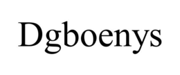 DGBOENYS trademark