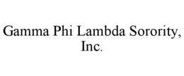 GAMMA PHI LAMBDA SORORITY, INC. trademark