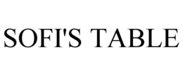 SOFI'S TABLE trademark