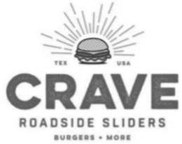 TEX USA CRAVE ROADSIDE SLIDERS BURGERS + MORE trademark
