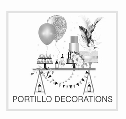 PORTILLO DECORATIONS trademark