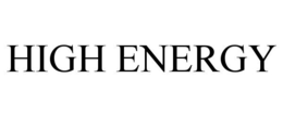 HIGH ENERGY trademark