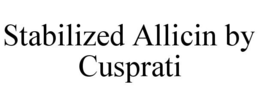STABILIZED ALLICIN BY CUSPRATI trademark