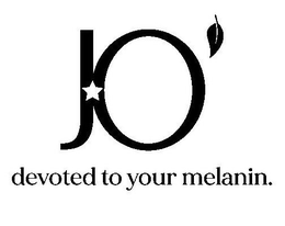 JO' DEVOTED TO YOUR MELANIN. trademark