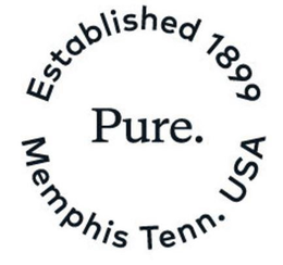 PURE. ESTABLISHED 1899 MEMPHIS TENN. USA trademark