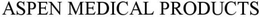 ASPEN MEDICAL PRODUCTS trademark