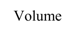 VOLUME trademark