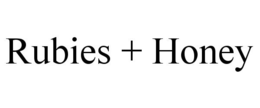 RUBIES + HONEY trademark