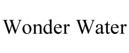 WONDER WATER trademark