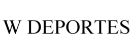 W DEPORTES trademark