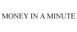 MONEY IN A MINUTE trademark
