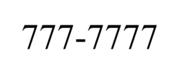 777-7777 trademark