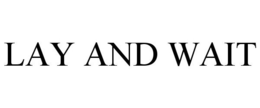 LAY AND WAIT trademark