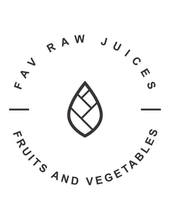 FAV RAW JUICES - FRUITS AND VEGETABLES trademark