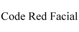 CODE RED FACIAL trademark