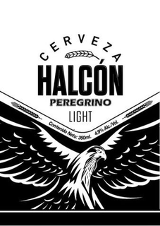 CERVEZA HALCÓN PEREGRINO LIGHT CONTENIDO NETO: 350 ML. 4.9% ALC./VOL. trademark