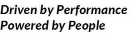 DRIVEN BY PERFORMANCE POWERED BY PEOPLE trademark