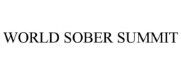 WORLD SOBER SUMMIT trademark