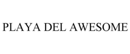 PLAYA DEL AWESOME trademark