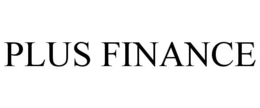 PLUS FINANCE trademark