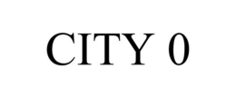 CITY 0 trademark