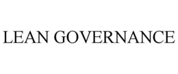 LEAN GOVERNANCE trademark