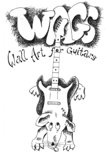 WAGS WALL ART FOR GUITARS trademark